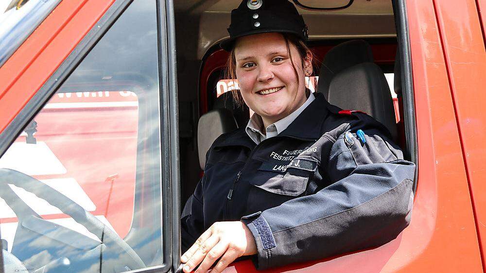 Jasmin Lakonig von der FF Feistritz ist eine der wenigen Feuerwehrfrauen im Bezirk 