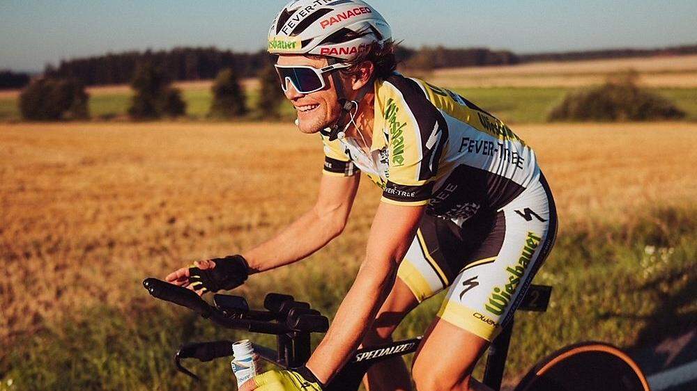 Hat stets ein Lächeln auf den Lippen: Extrem-Radsportler Christoph Strasser