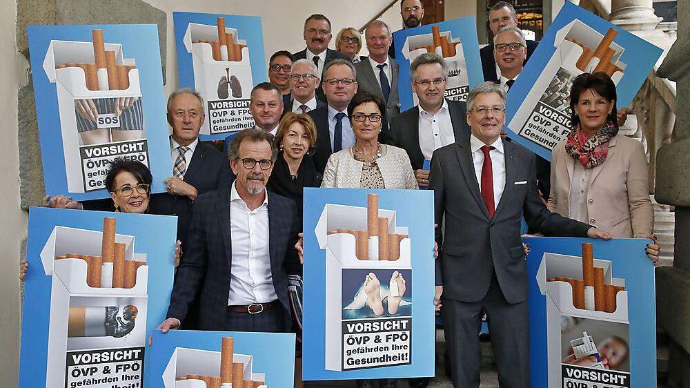 Die SPÖ Kärnten steht geschlossen zum bereits beschlossenen Rauchverbot in der Gastronomie