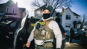 Mitglieder der US-Einwanderungsbehörde ICE