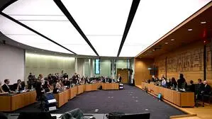 Das U-Ausschusslokal im Parlament