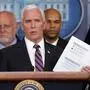 Vize Mike Pence ist noch nicht infiziert