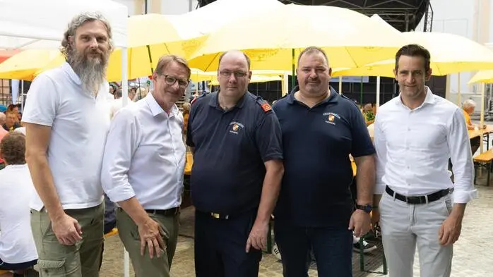 Mit dabei waren Bürgermeister Marcus Martschitsch, Vizebürgermeister Markus Gaugl und Landtagsabgeordneter Lukas Schnitzer.