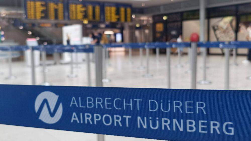 Der Flughafen Nürnberg ist vom Ausfall betroffen