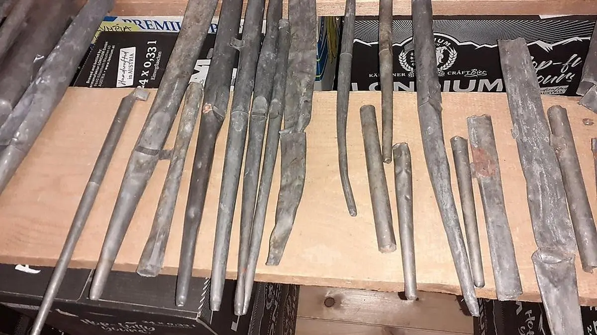 Das Innenleben der Orgel muss erneuert werden: hier zertretene Pfeifen