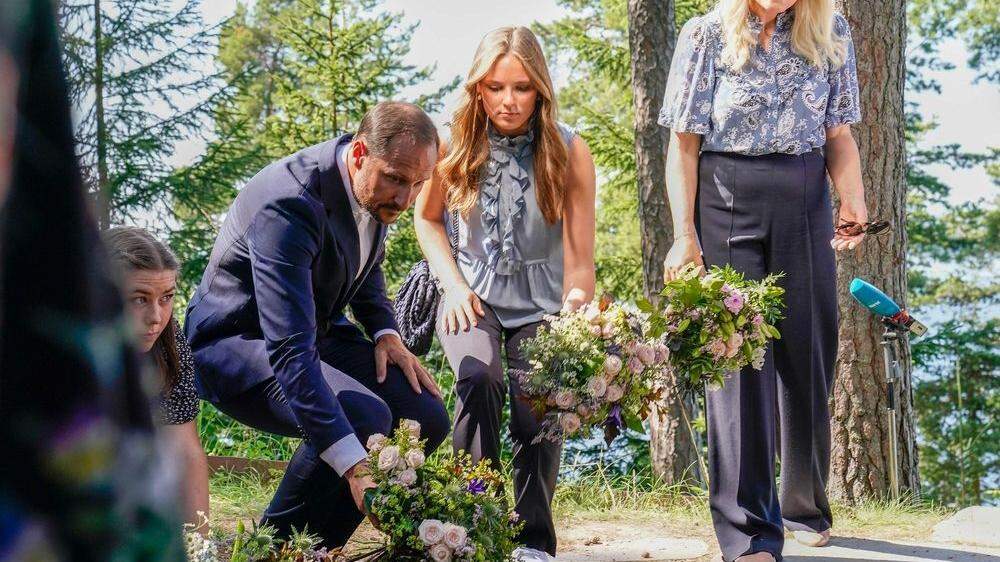 Prinz Haakon von Norwegen war mit seiner Familie auch unter den Trauergästen 