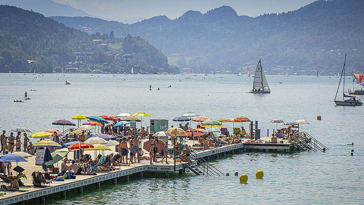 Die Badesaison im Strandbad Klagenfurt geht in die Verlängerung