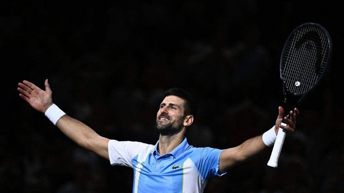 In Paris-Bercy Djokovic stürmt zu seinem 40