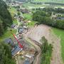 Sonntagabend wurde die Gemeinde Baldramsdorf von einem schweren Unwetter getroffen