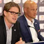 Sportchef Christoph Freund und Trainer Peter Zeidler
