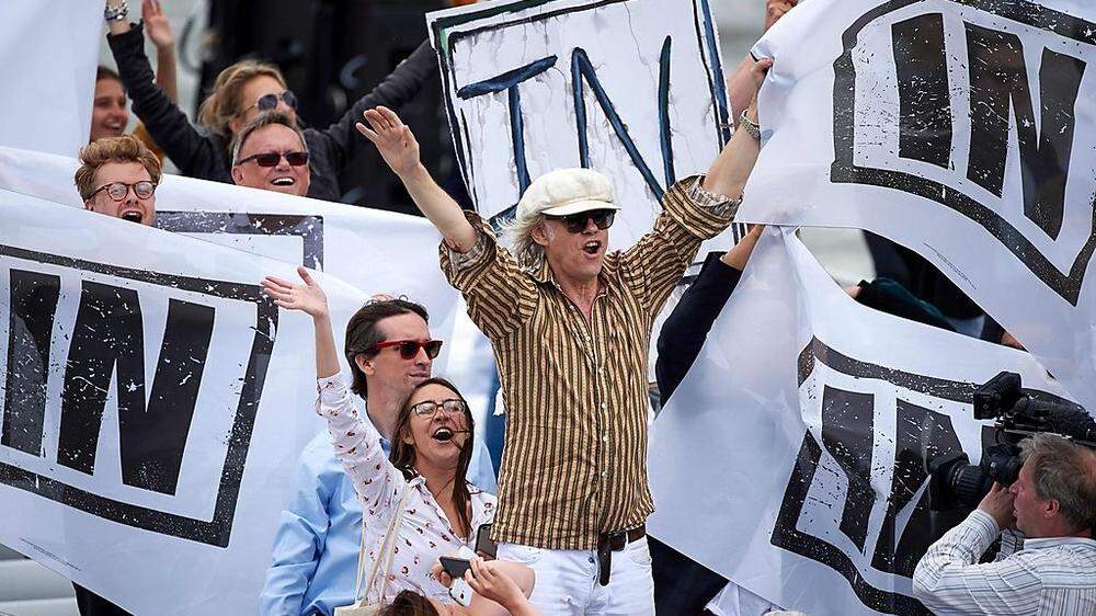 Brexit-Gegner starteten Aktion auf der Themse mit Frontman Bob Geldof  