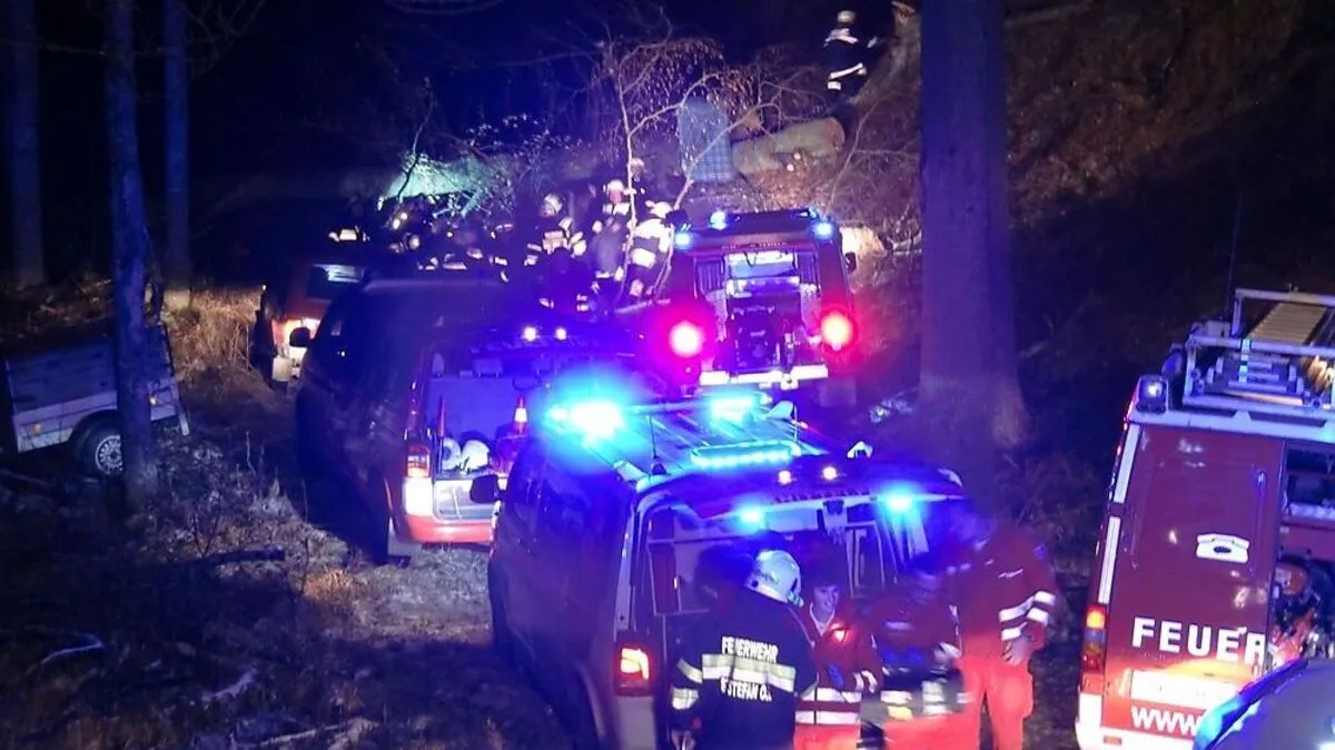 Schwieriger Einsatz bei Dunkelheit