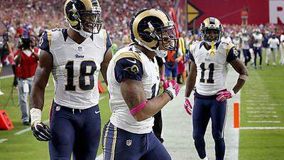 Stedman Bailey (Mitte) soll am Mittwoch operiert werden