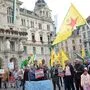 Kurdische Demo am Grazer Hauptplatz gegen die Türkei-Offensive in Nordsyrien