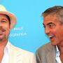 Brad Pitt und George Clooney: immer was zu lachen 
