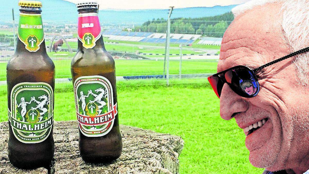 So sehen die Thalheim-Bierflaschen aus, die in der obersteirischen Brauerei von Dietrich Mateschitz abgefüllt werden