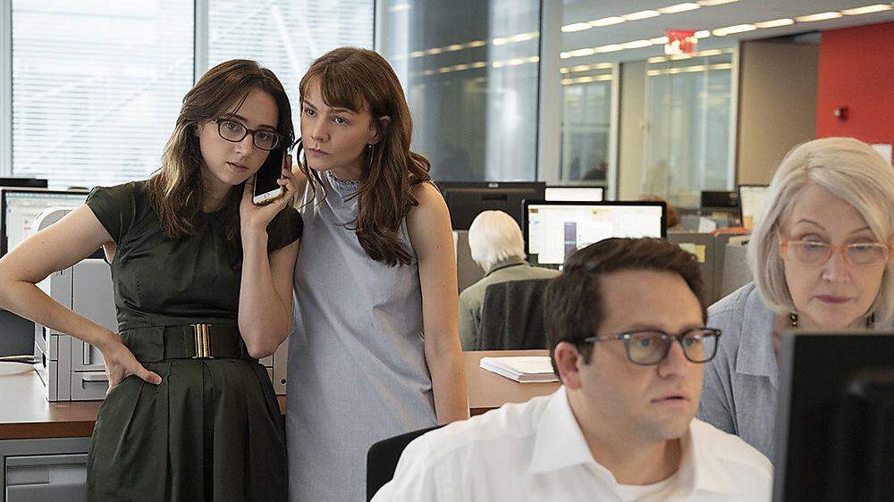 Journalistinnen (Zoe Kazan und Carey Mulligan) bei der Arbeit und erstmals durfte im Gebäude der &quot;New York Times&quot; gedreht werden