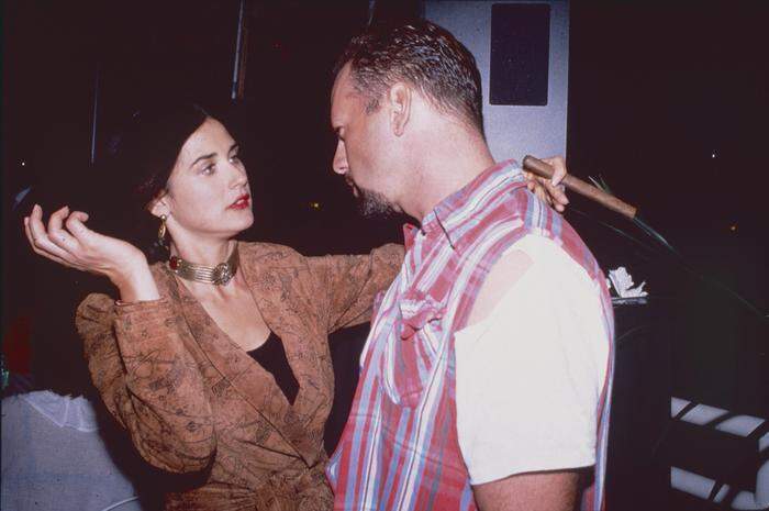 Ein Bild aus vergangenen Tagen: die damaligen Eheleute Demi Moore und Bruce Willis auf einem Event in den frühen 1990er Jahren