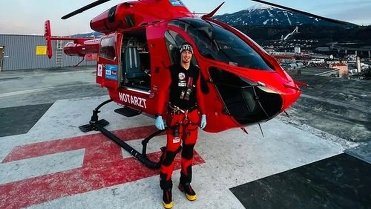 Im Winter ist Florian Berger aus Matrei bei der Flugrettung
