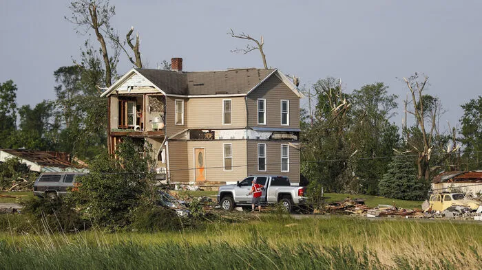 Ein Tornado hat im US-Bundesstaat Ohio schwere Schäden angerichtet.