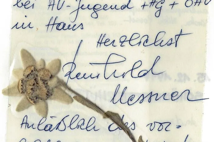 Dankesbrief von Reinhold Messner