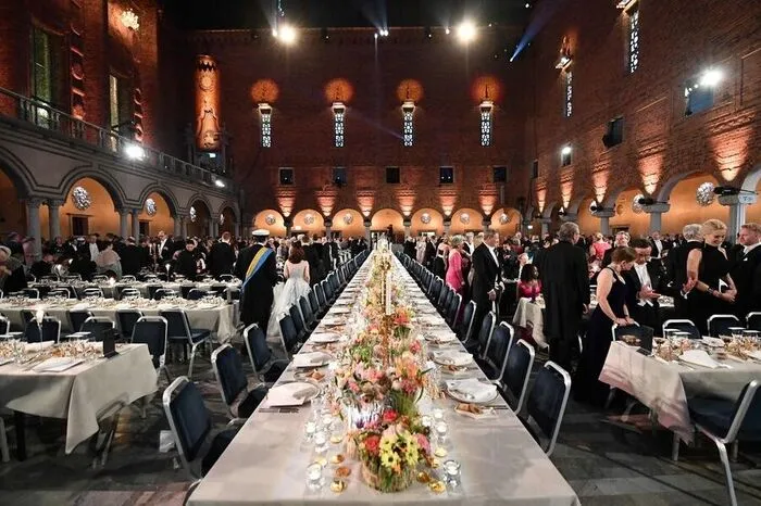 Das festliche Bankett in Stockholm