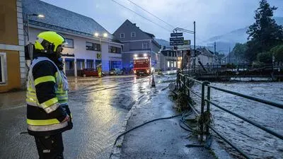 Immer wieder gab es heuer Hochwasseralarm – im Juni trat in Deutschfeistritz der Übelbach über die Ufer