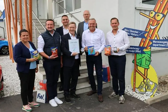 Betriebsbesuch beim Knabbergebäck-Hersteller „Kellys“  in Feldbach
