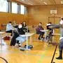 Um mehr Abstand zu haben, wird im BRG auch im Turnsaal unterrichtet