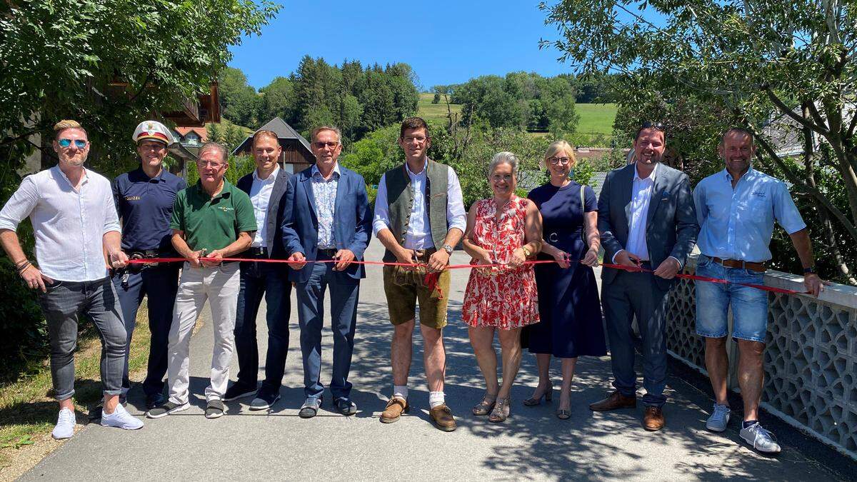 Straßeneröffnung zwischen Liebenfels und Glanegg