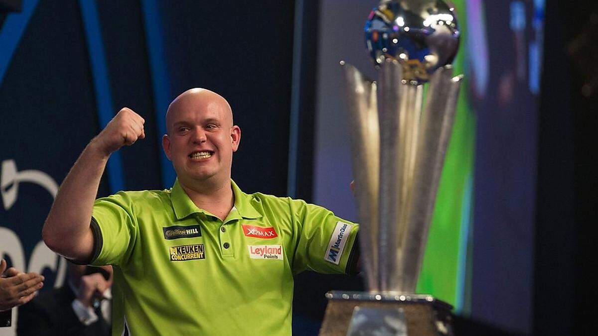 Der Niederländer Michael van Gerwen