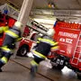 Die Feuerwehr rückte aus, um den Brand zu löschen