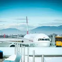 Eine Maschine der Austrian Airlines am Flughafen Graz