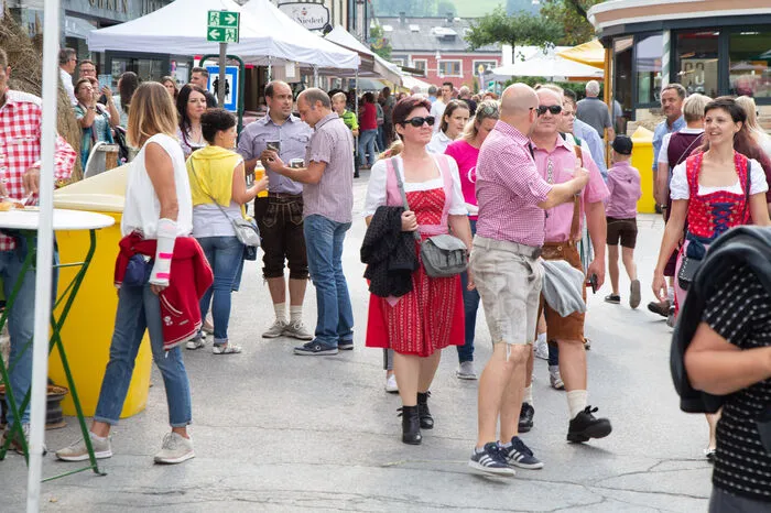 Auf der Meile am Hauptplatz geht es rund