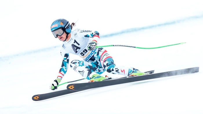 Elisabeth Kappaurer: Schien- und Wadenbeinbruch linker Unterschenkel beim RTL-Training in Saas Fee (Schweiz) Ende September