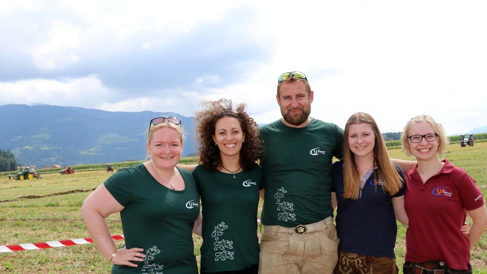 Die Organisatoren: Ingrid Pušar, Helene Scheiber und Herwig Drießler von der Kärntner Landjugend sowie Ingrid Steinkellner und Andrea Walkam von der Landjugend Lavamünd.