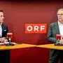 ORF-Stiftungsratsvorsitzenden Heinz Lederer und der stellvertretende Vorsitzende Gregor Schütze (links)