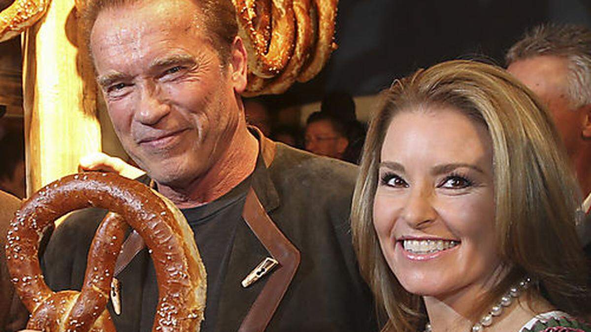 Geheime Party mit Laugenbrezel: Arnold Schwarzenegger mit Freundin Heather Milligan