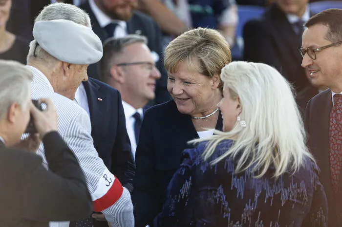 Auch die deutsche Bundeskanzlerin Angela Merkel ist nach Warschau gekommen.