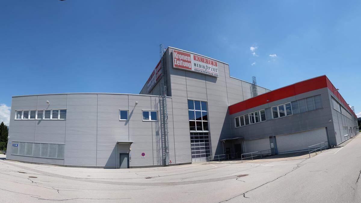 Das Mediaprint Druckzentrum in St. Andrä im Lavanttal