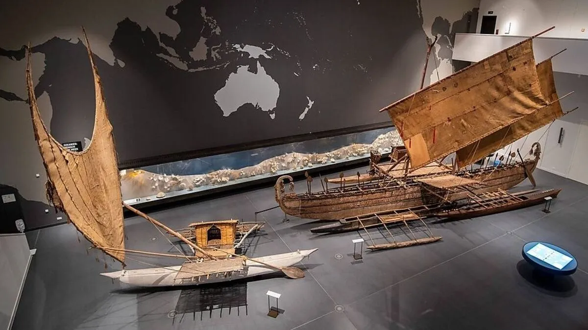 Das umstrittene Auslegerboot von der Südseeinsel Luf