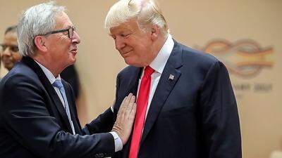Jean-Claude Juncker und Donald Trump 