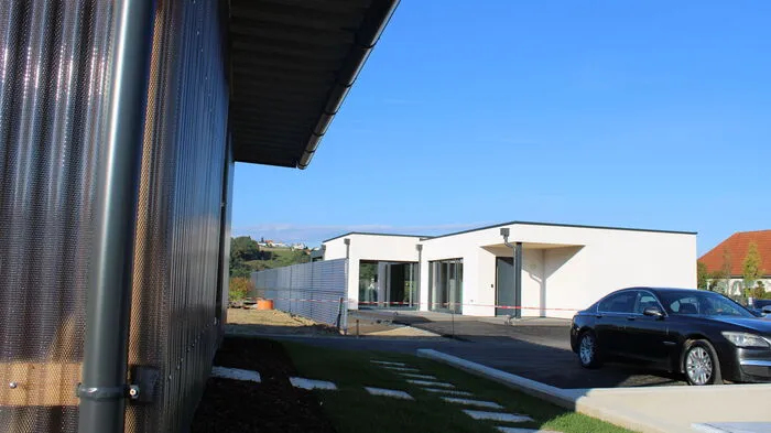 Die ersten beiden Wohneinheiten im Ari Griffner-Habitat in Mitterdorf an der Raab sind fast fertig.
