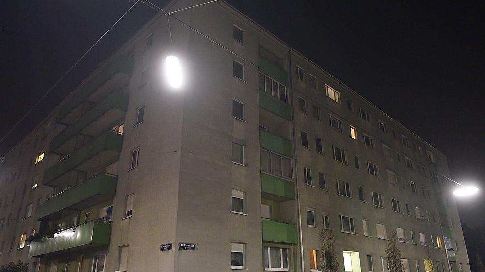 In diesem Haus in Wien-Favoriten wurde der 17-Jährige festgenommen 