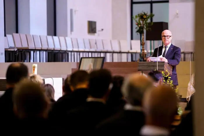 Styria-Vorstand Markus Mair würdigte den Verstorbenen in seiner Rede