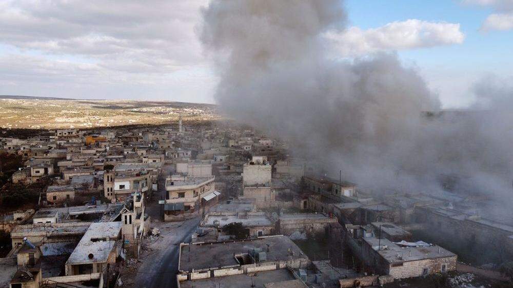Weite Teile von Idlib durch Kämpfe unbewohnbar