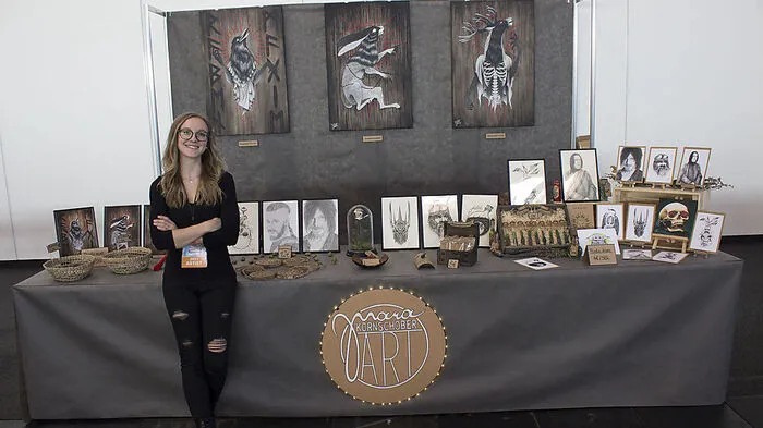 Die junge, aufstrebende Künstlerin Mara Kornschober war zum ersten Mal auf der Austria Comic Con