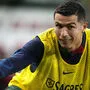 Cristiano Ronaldo beim Aufwärmen vor seinem 197. Länderspiel-Einsatz.