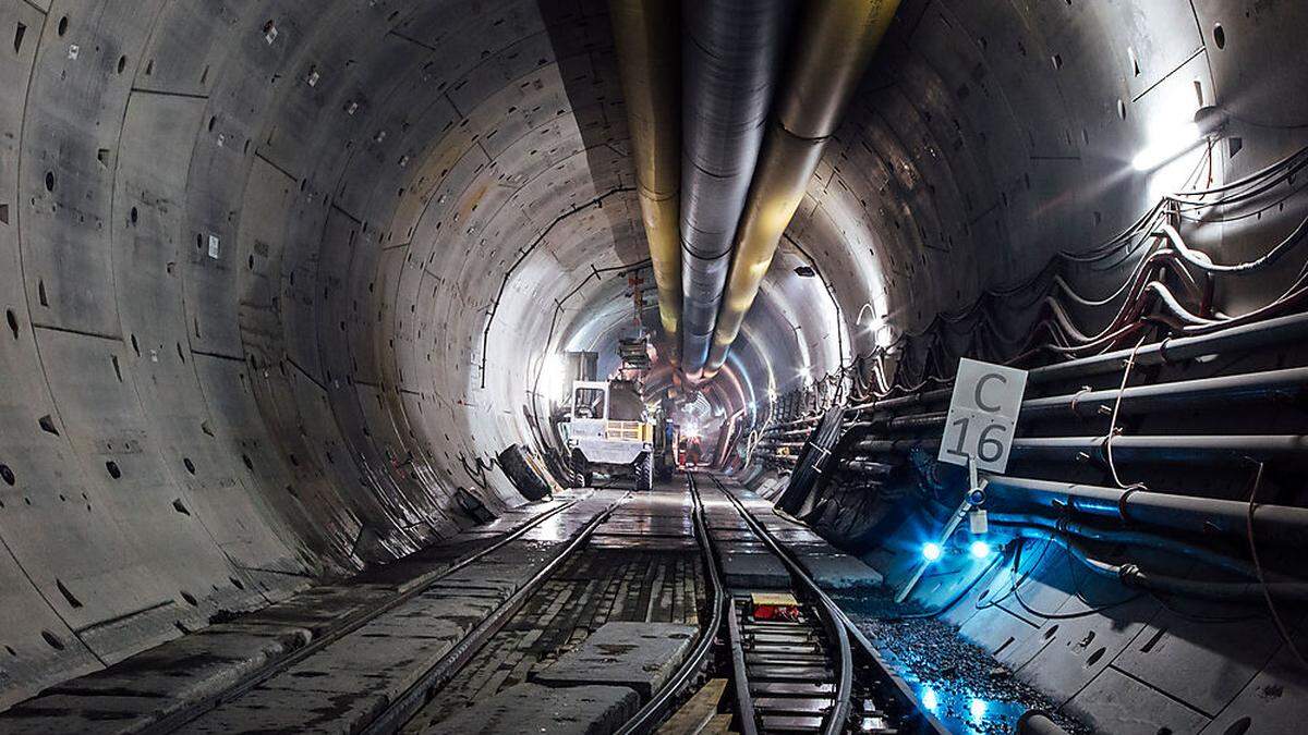 Die Südbahn wird aktuell ausgebaut. Im Bild der Koralmtunnel