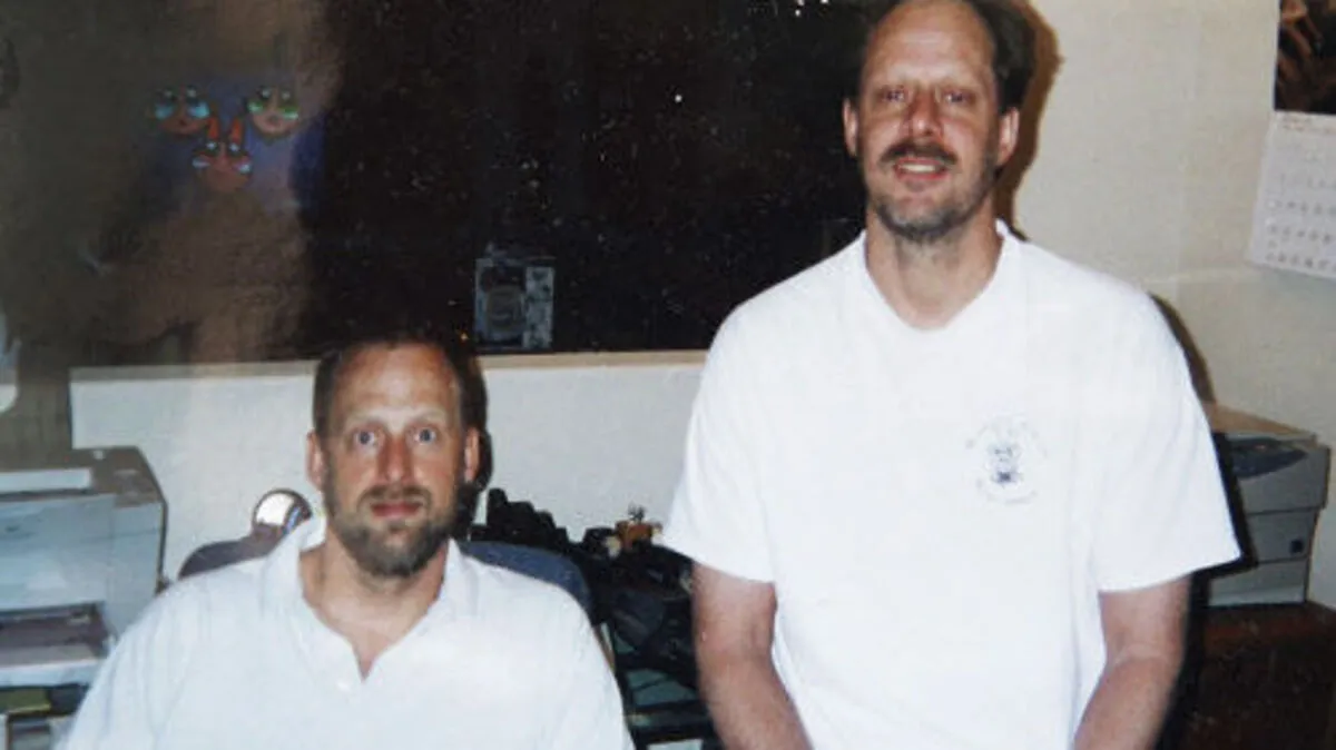 Der Todesschütze Stephen (r.) Paddock mit seinem Bruder